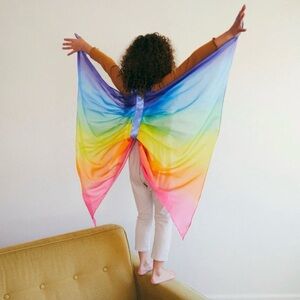 Sarah’s Silks Colorful Butterfly Wings Costume
